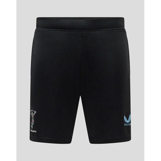 Harlequins Men's 25/26 Training Knit Shorts - Caviar