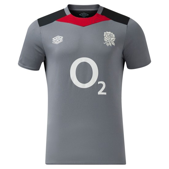 England Rugby Gym Training T-Shirt - Gray - Junior