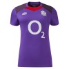 England Rugby Gym Training T-Shirt - Purple - Womens