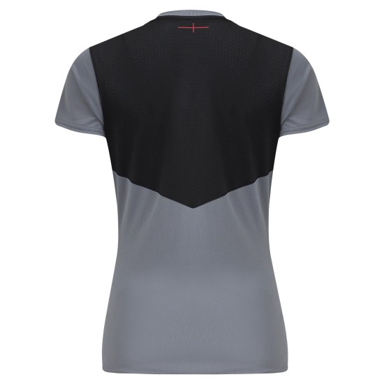 England Rugby Gym Training T-Shirt - Gray - Womens