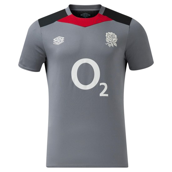 England Rugby Gym Training T-Shirt - Gray - Mens England Rugby Gym Training T-Shirt - Gray - Mens