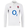 England Rugby Home Classic Long Sleeve Jersey 2024/25 - White - Mens