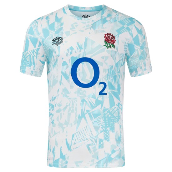 England Rugby Warm Up Jersey - Blue Topaz - Mens