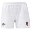 England Rugby Home Replica Shorts 2024/25 - White - Junior