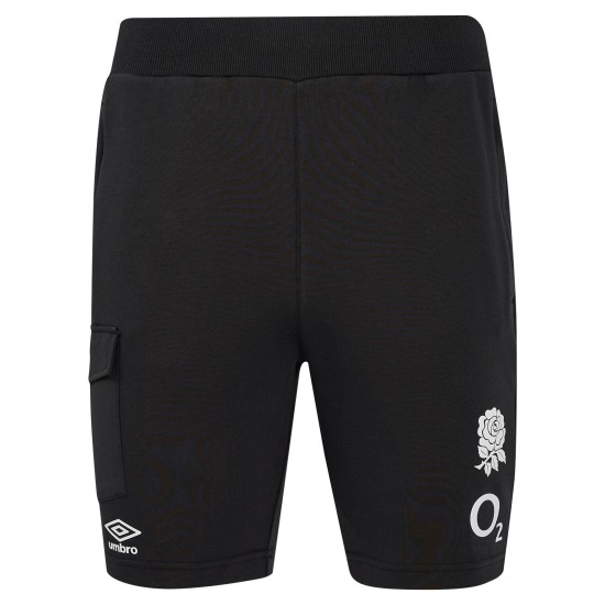 England Rugby Presentation Knit Short - Black - Mens