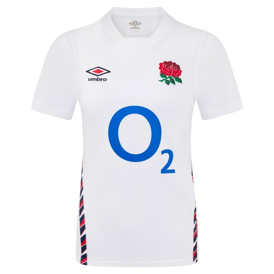 England Rugby Red Roses Home Replica Jersey - Junior