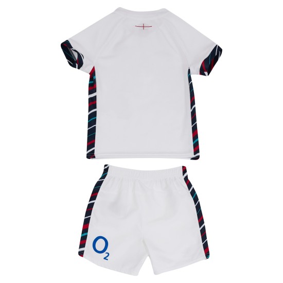 England Rugby Home Replica Kit 2024/25 - White - Children