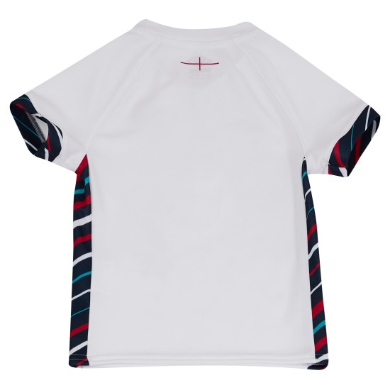 England Rugby Home Replica Kit 2024/25 - White - Children