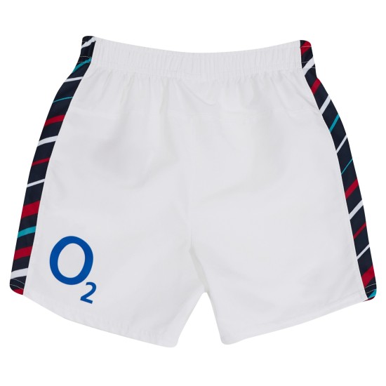 England Rugby Home Replica Kit 2024/25 - White - Children