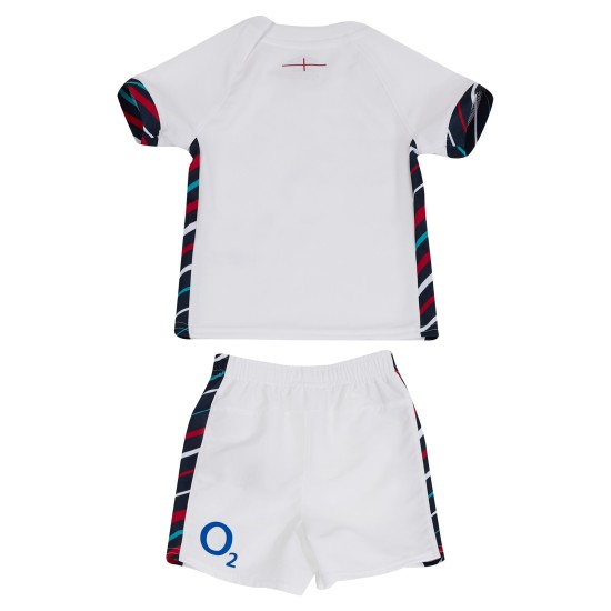 England Rugby Home Replica Shirt 2023/24 - White - Kids