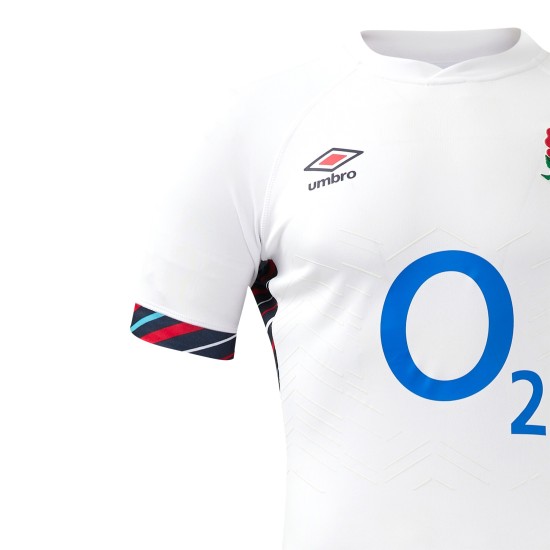 England Rugby Home Pro Jersey 2024/25 - White - Junior