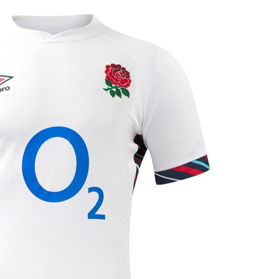 England Rugby Home Pro Jersey 2024/25 - White - Junior