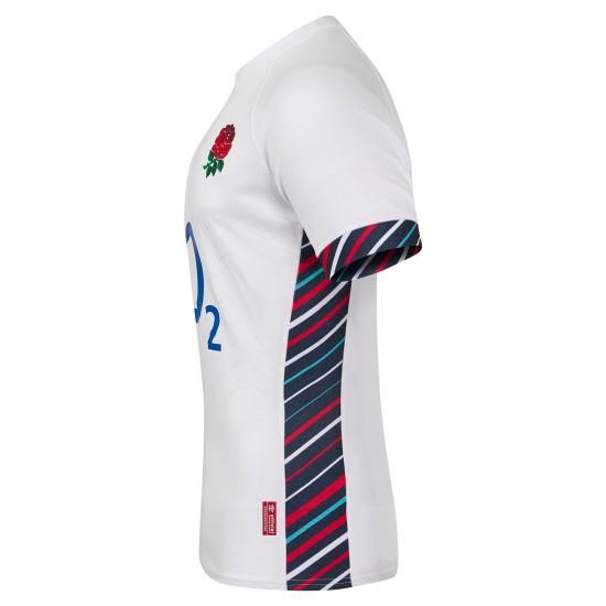 England Rugby Home Pro Jersey 2024/25 - White - Junior