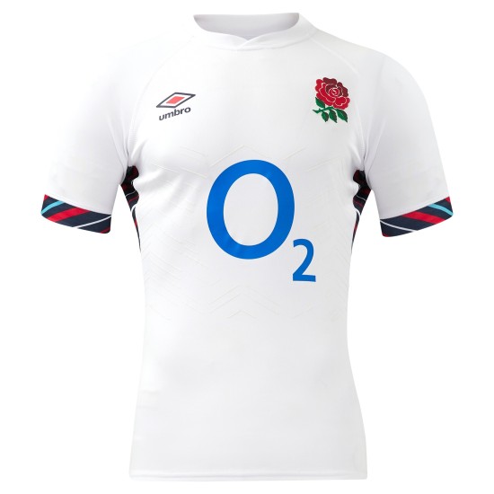 England Rugby Home Pro Jersey 2024/25 - White - Junior