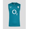 Men’s England Rugby 25/26 Performance Sleeveless T-Shirt – Storm Blue