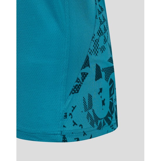 Men’s England Rugby 25/26 Performance Sleeveless T-Shirt – Storm Blue