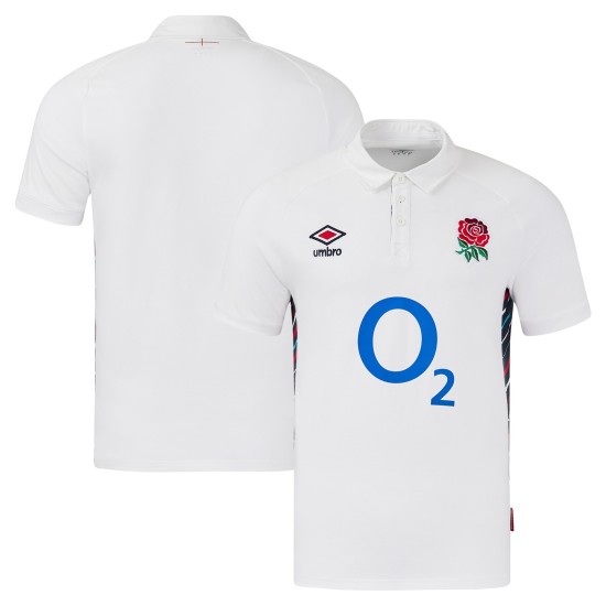 England Rugby Home Classic Jersey 2024/25 - White - Junior England Rugby Home Classic Jersey 2024/25 - White - Junior