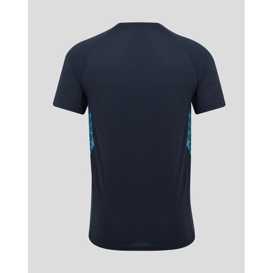 Men’s England Rugby 25/26 Performance Short Sleeve T-Shirt – Inkwell