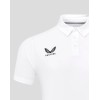 Men's England Rugby 25/26 Travel Short Sleeve Polo - Brilliant White