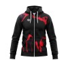 England Rugby Home Replica Jersey 2023/24 Cotton Zip Hoodie - Mens