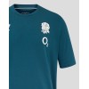 Men's England Rugby 25/26 Travel Short Sleeve Tee - Reflecting Pond