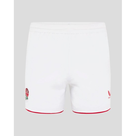 Men’s England Rugby 25/26 Home Shorts – Brilliant White Men’s England Rugby 25/26 Home Shorts – Brilliant White