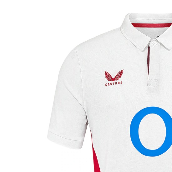 England Rugby Home Replica Jersey 2025/26 - White - Junior
