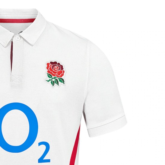 England Rugby Home Replica Jersey 2025/26 - White - Junior