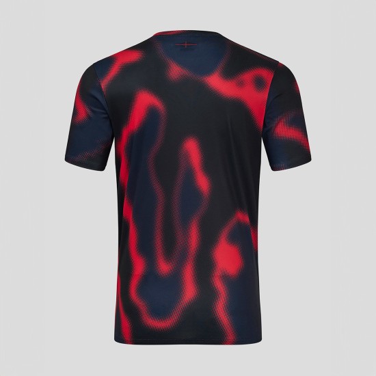 England Rugby Team Home Classic Jersey 2024/25 - Red and Black - Mens