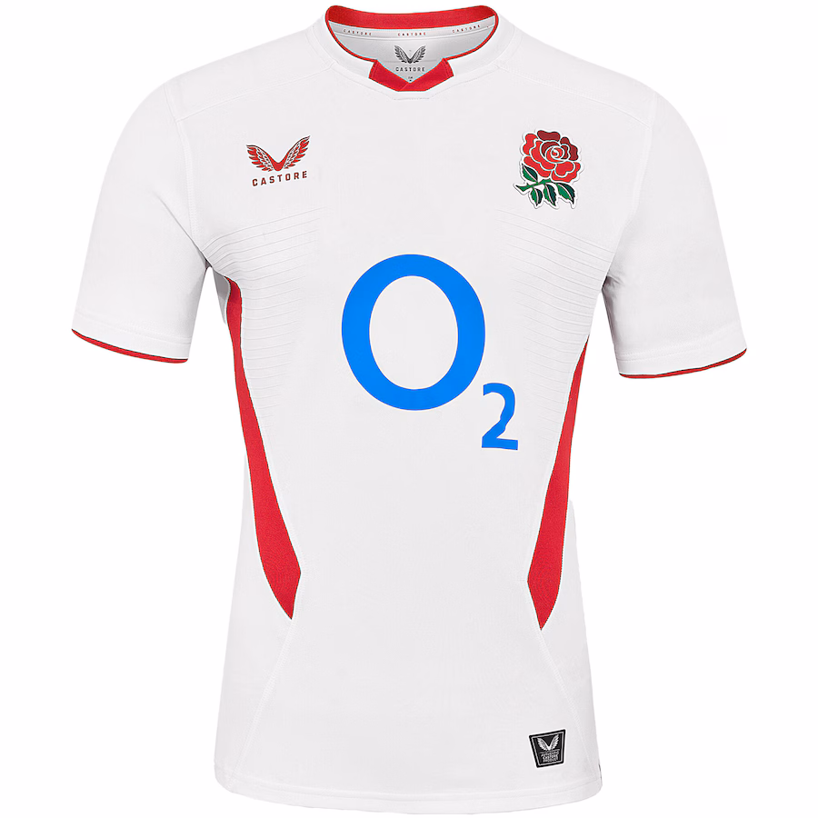 England Rugby Home Pro Jersey 2025/26 - White - Mens