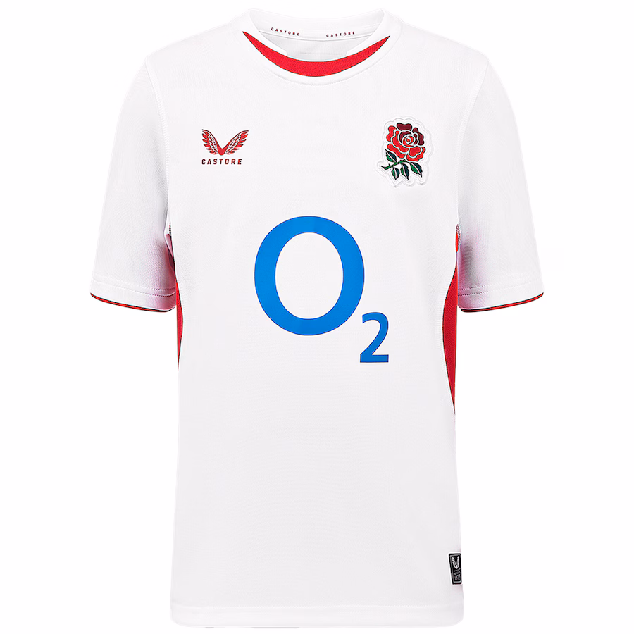 England Rugby Red Roses Home Replica Jersey 2025/26 - Junior